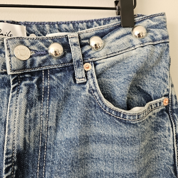 Rails Topanga Straight Leg Jeans In Desert Sky Studded - Picture 7 of 14